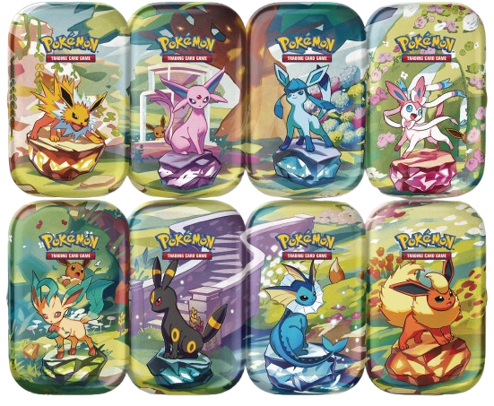 Pokémon Prismatic Evolutions Mini Tin