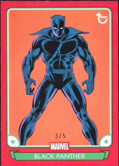 Sports Topps 2026 Topps Marvel Brooklyn Collection Black Panther Red 3/5