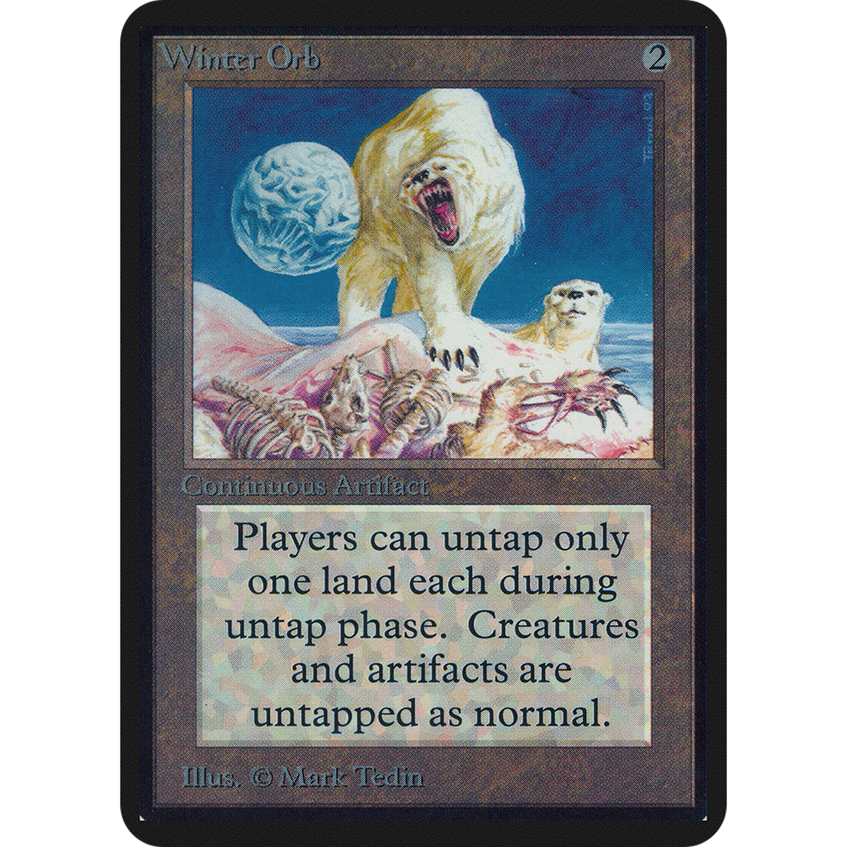 Magic The Gathering Winter Orb [Limited Edition Alpha]