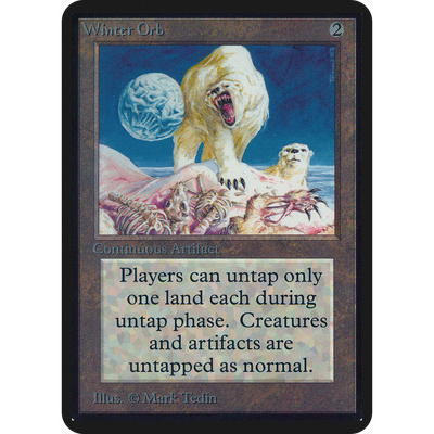 Magic The Gathering Winter Orb [Limited Edition Alpha]