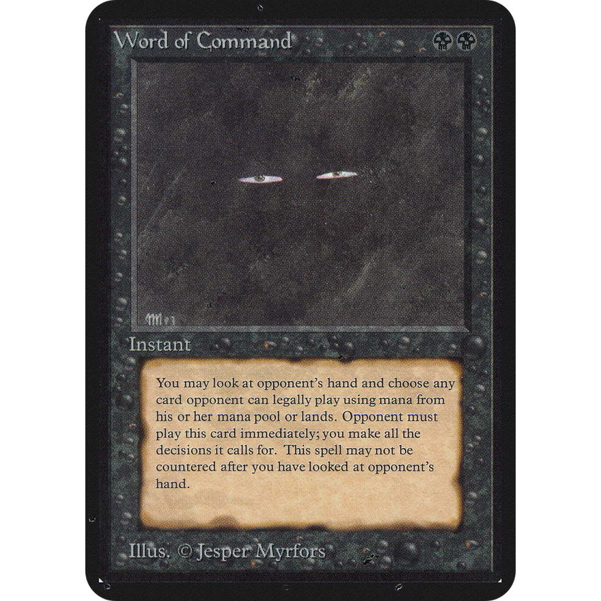 Magic The Gathering Word Of Command [Limited Edition Alpha]