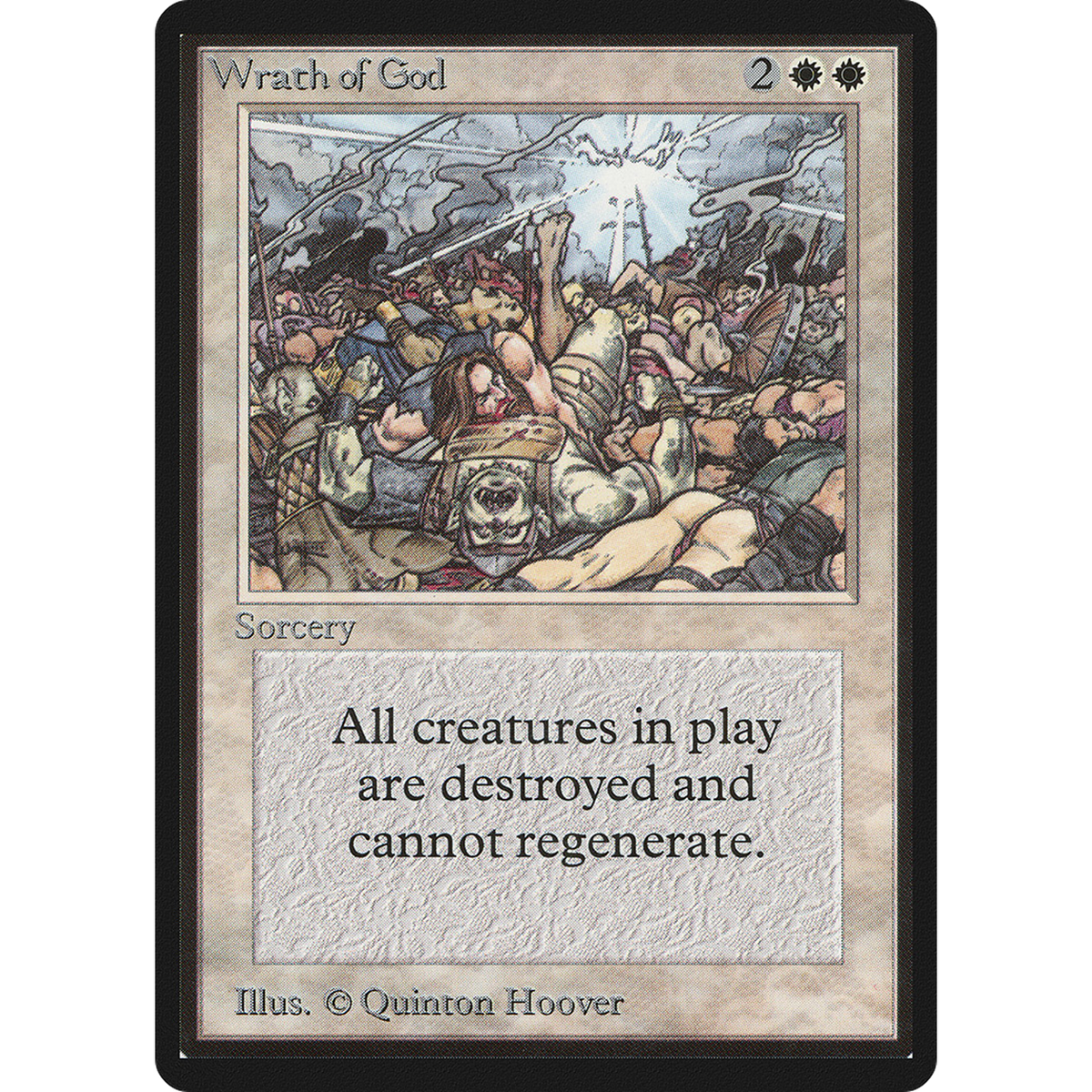 Magic The Gathering Wrath Of God [Limited Edition Beta]