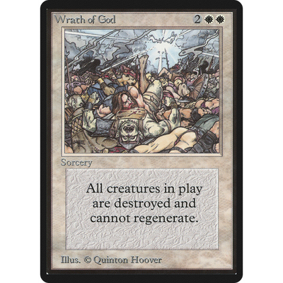 Magic The Gathering Wrath Of God [Limited Edition Beta]