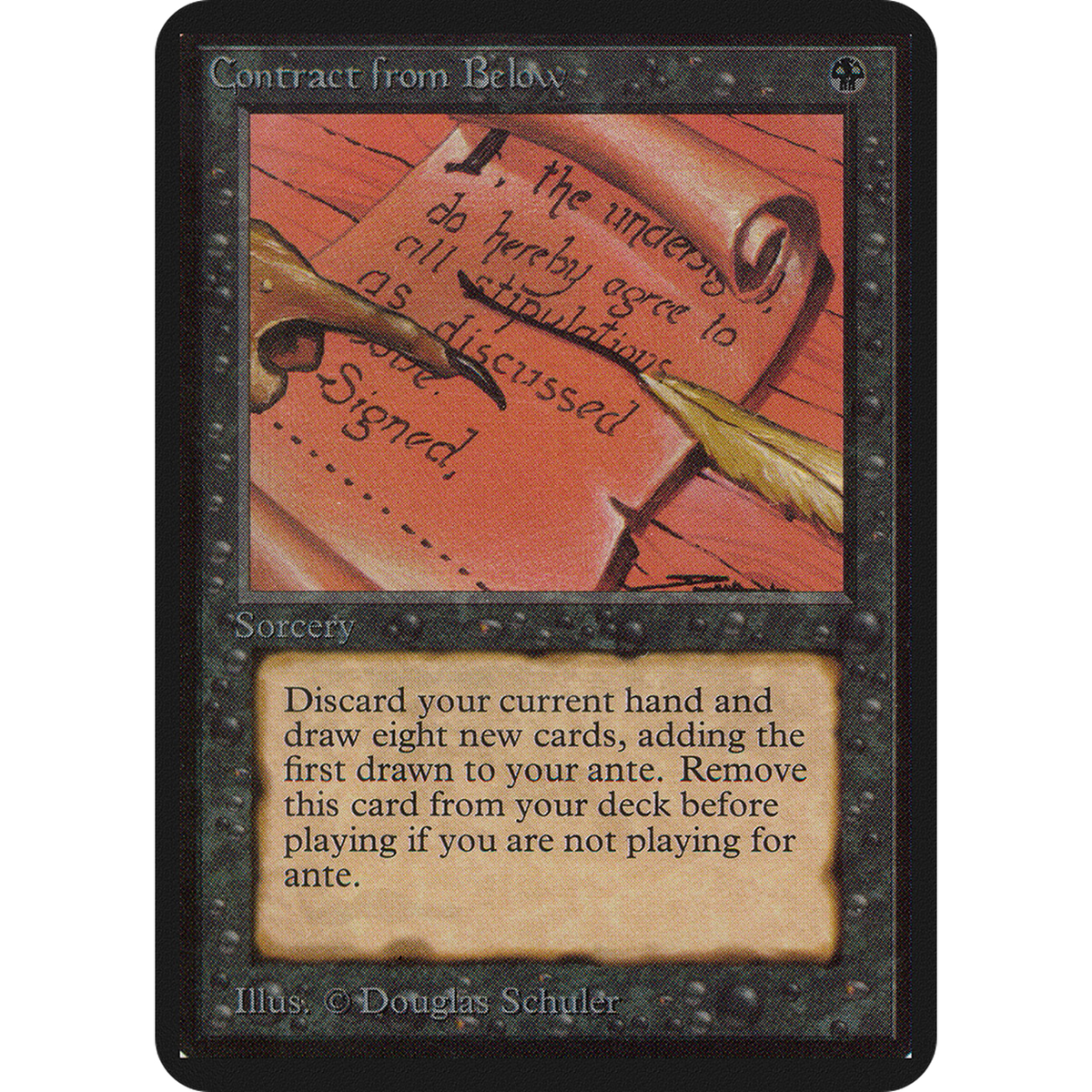 Magic The Gathering Contract From Below [Limited Edition Alpha]
