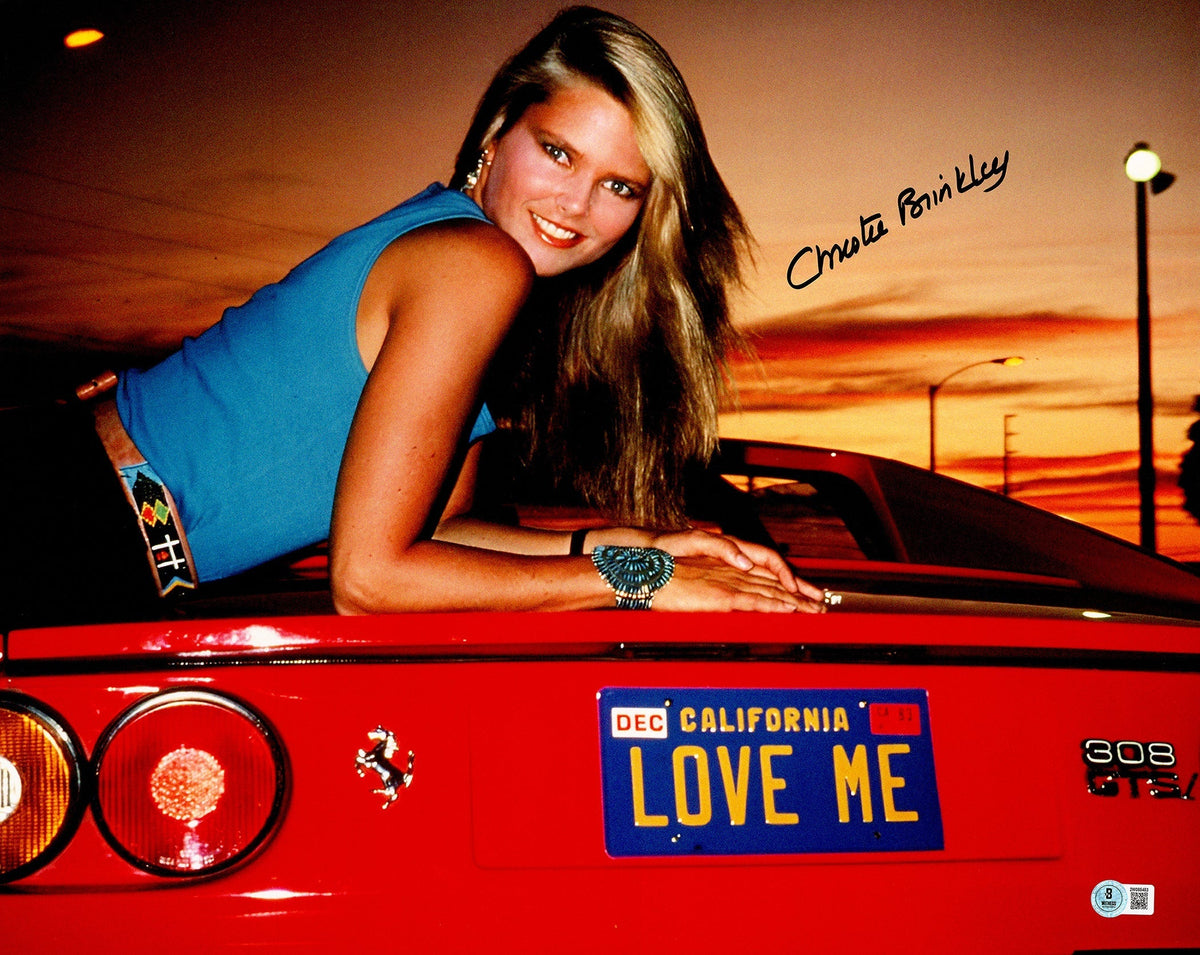 Christie Brinkley Autographed 16X20 Photo Vacation Beckett Bas Witness