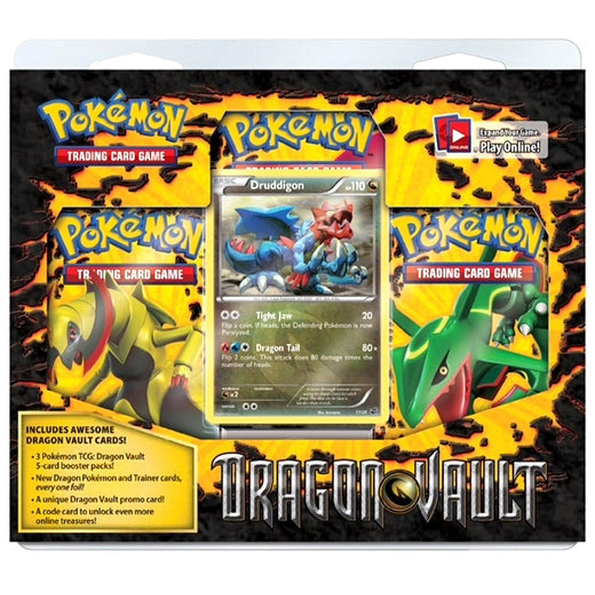 Pokémon Dragon Vault - 3-Pack Blister (Druddigon)
