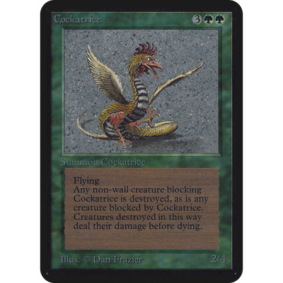 Magic The Gathering Cockatrice [Limited Edition Alpha]