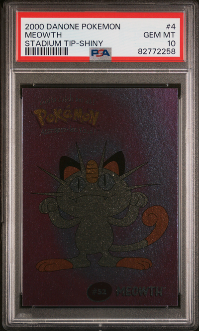 Pokémon PSA 10 Meowth Stadium Tip-Shiny