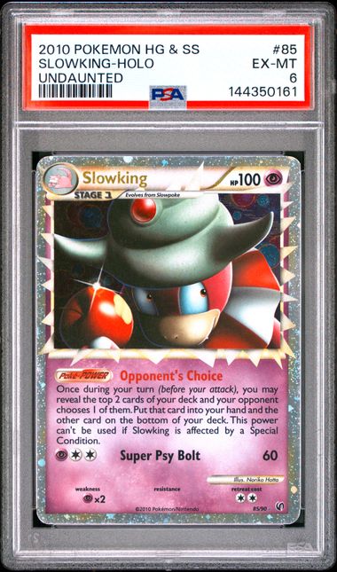 Sports PSA 6 Slowking Undaunted