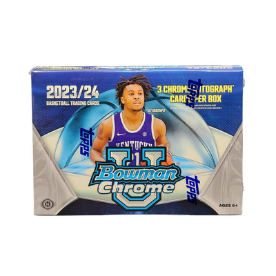 Basketball Topps 2023-24 Bowman Chrome University Basketball Breakers Delight Box