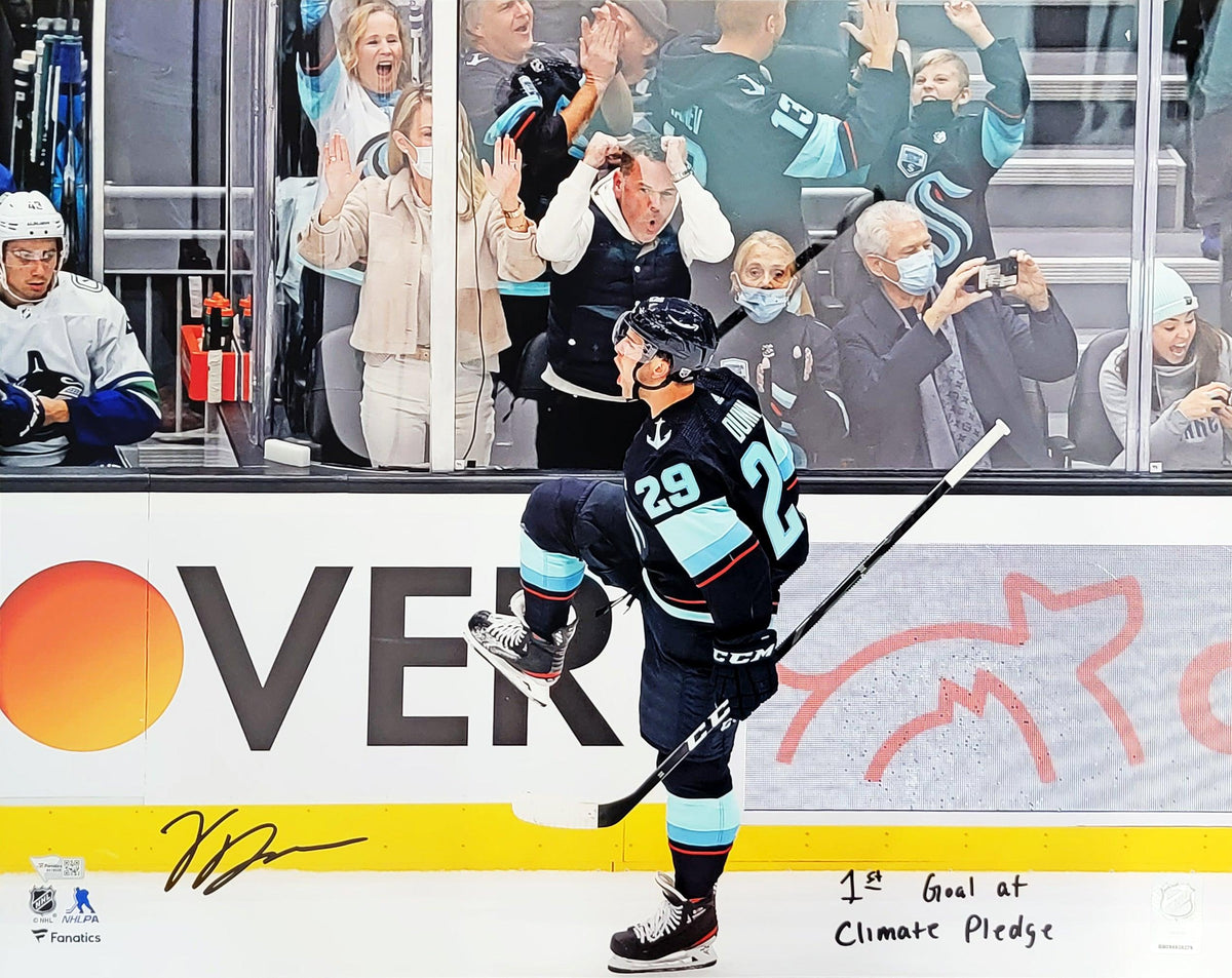 Vince Dunn Autographed 16X20 Photo Seattle Kraken "First Goal At Climate Pledge" Fanatics Holo Stock #209026