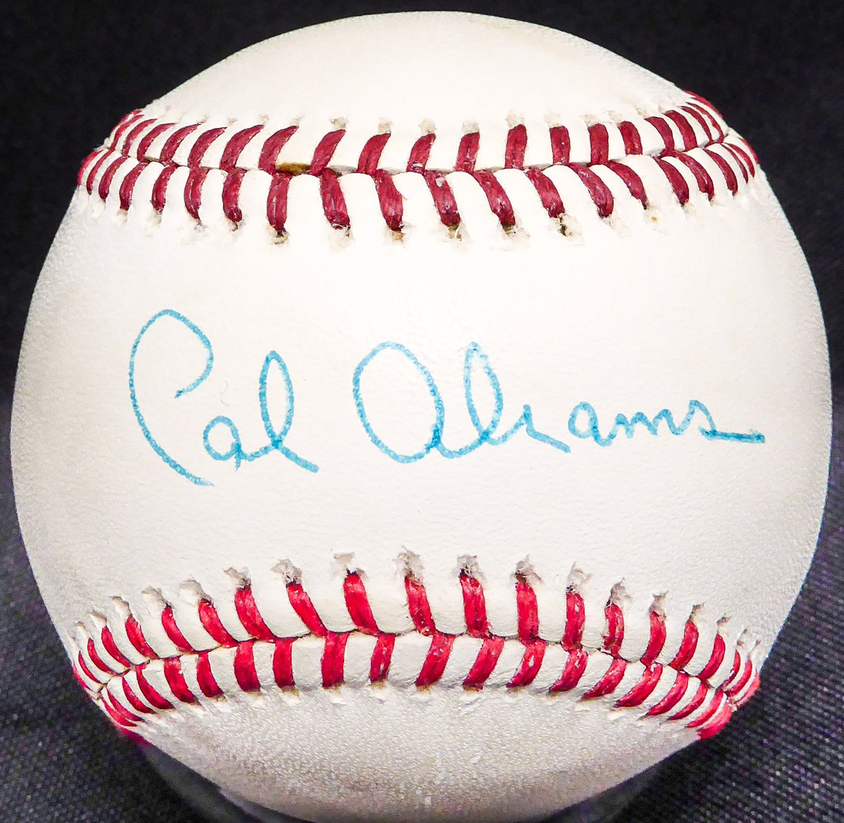 Cal Abrams Autographed Official Wilson Baseball Brooklyn Dodgers Jsa #S90215