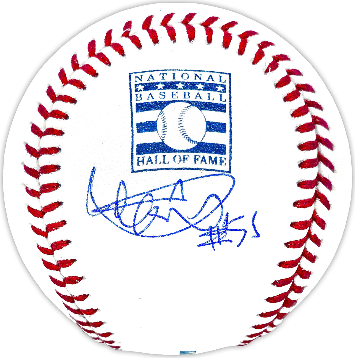 Ichiro Suzuki Autographed Official Hall Of Fame Hof Logo Baseball Seattle Mariners "#51" Is Holo & Beckett Bas Witness