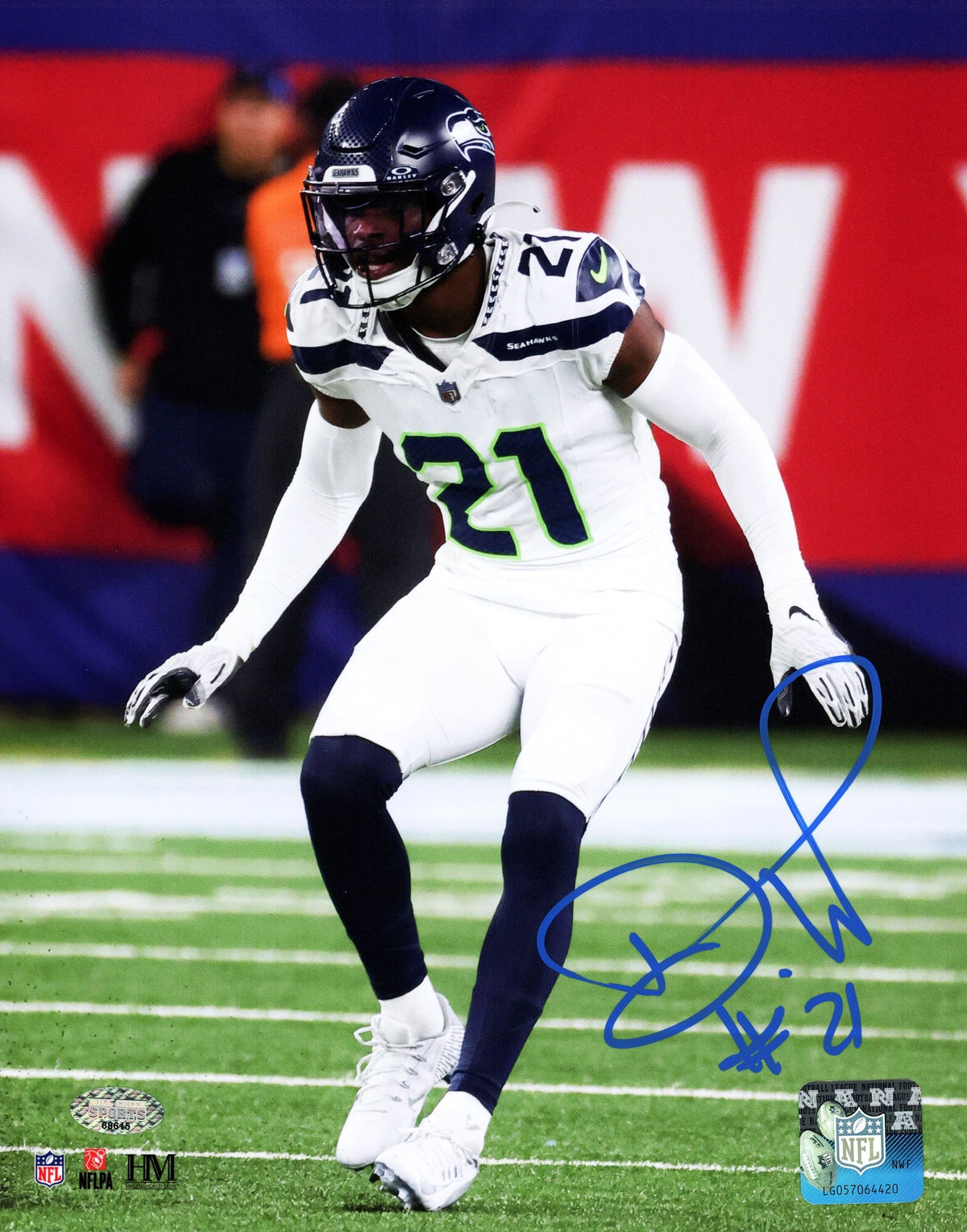 Devon Witherspoon Autographed 8X10 Photo Seattle Seahawks Mcs Holo