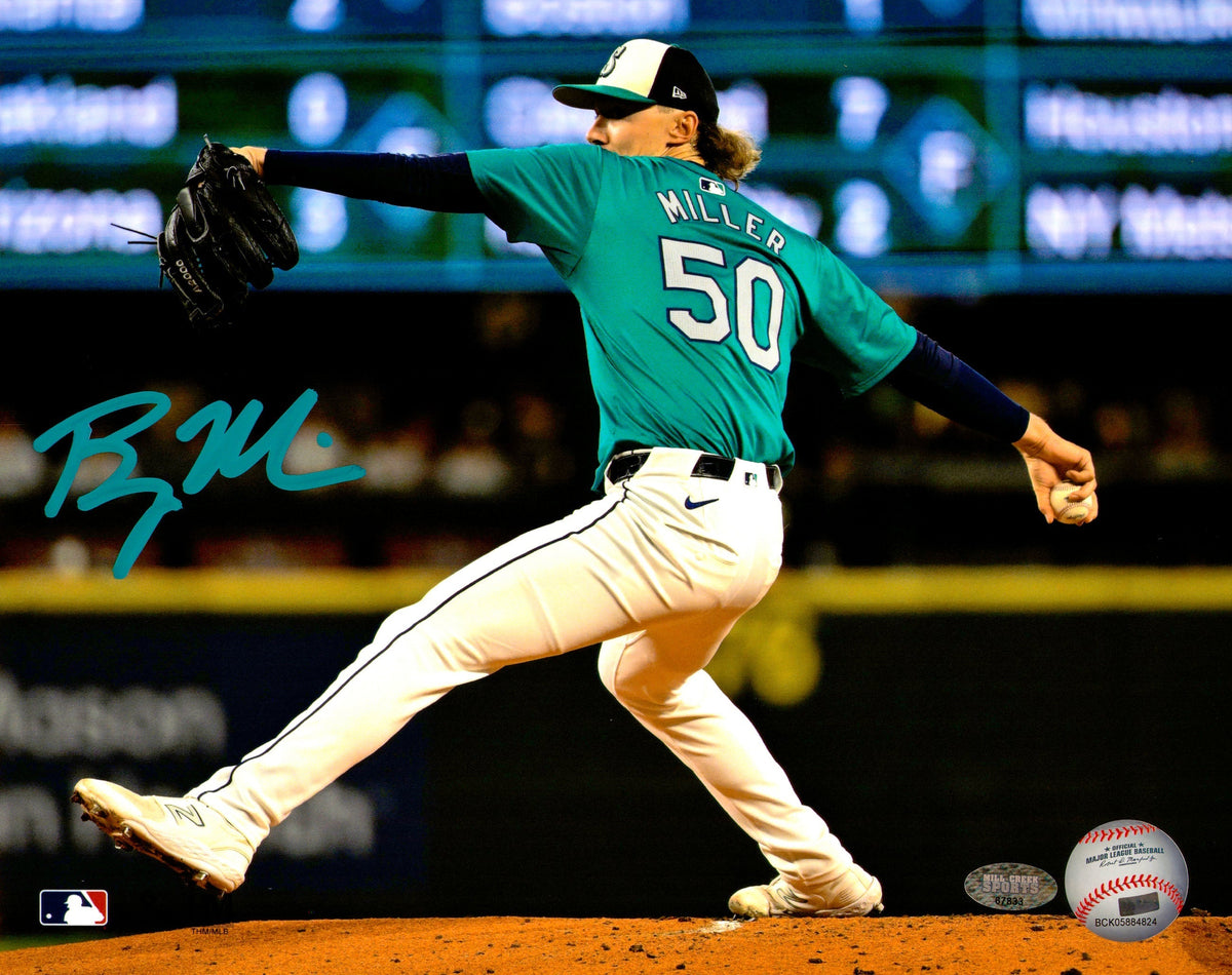 Bryce Miller Autographed 8X10 Photo Seattle Mariners Mcs Holo