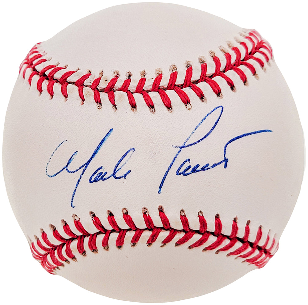 Mark Parent Autographed Official Al Baseball San Diego Padres Beckett Bas #Bh040005