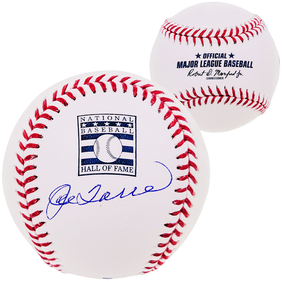 Joe Torre Autographed Official Hof Logo MLB Baseball New York Yankees Beckett Bas Witness Stock #210821