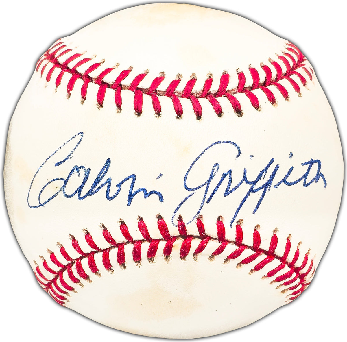 Calvin Griffith Autographed Official Al Baseball Minnesota Twins Owner Beckett Bas #Bk44336