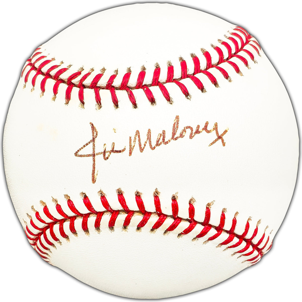 Jim Maloney Autographed Official Nl Baseball Cincinnati Reds Beckett Bas #Bk44384