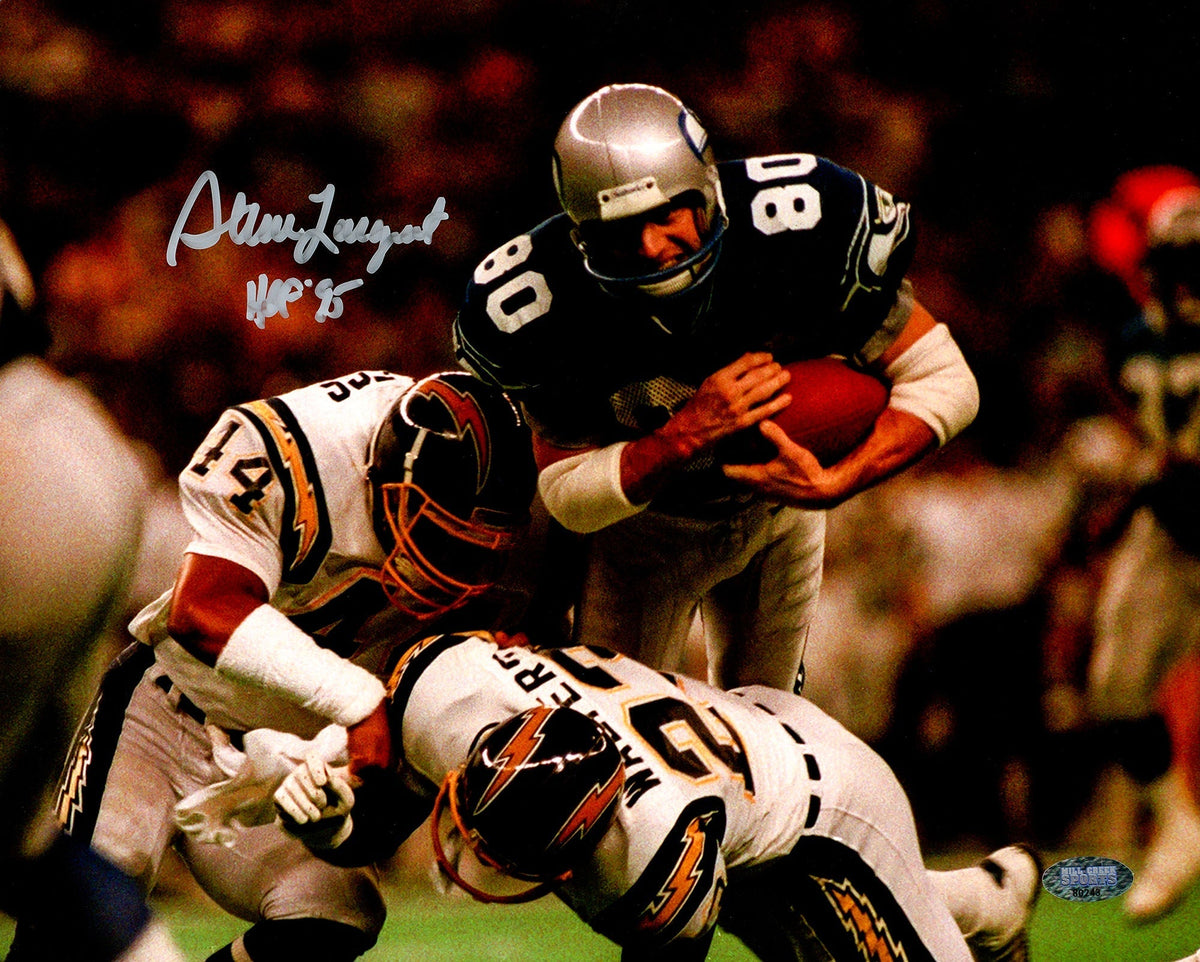 Steve Largent Autographed 8X10 Photo Seattle Seahawks "Hof 95" Mcs Holo Stock #211081