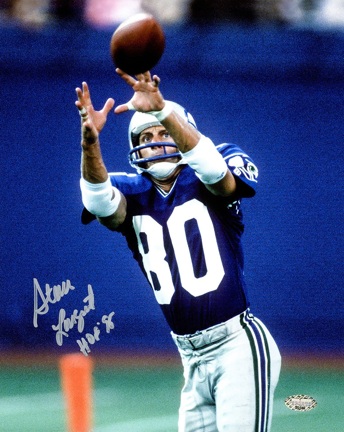 Steve Largent Autographed 8X10 Photo Seattle Seahawks "Hof 95" Mcs Holo Stock #211086
