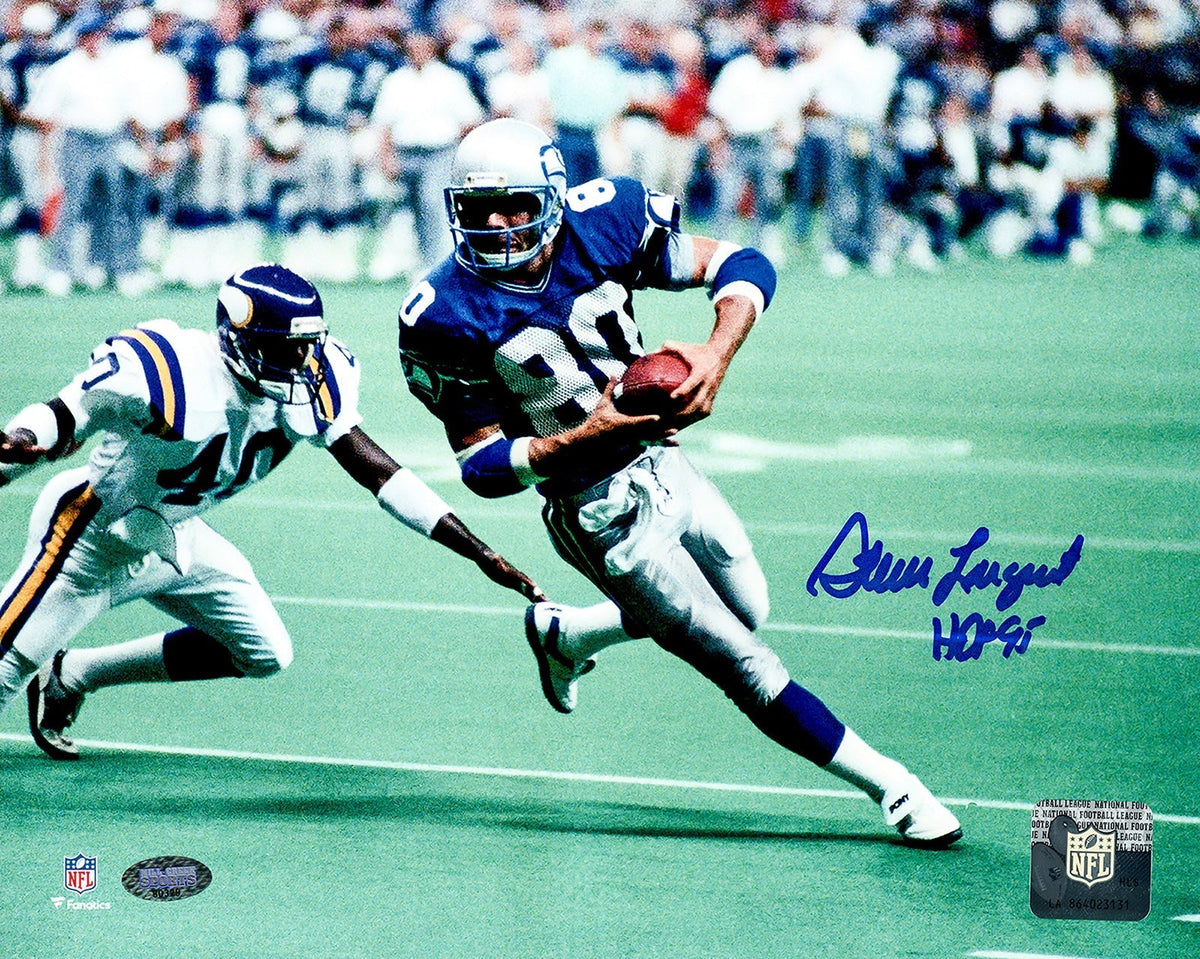 Steve Largent Autographed 8X10 Photo Seattle Seahawks "Hof 95" Mcs Holo Stock #211087