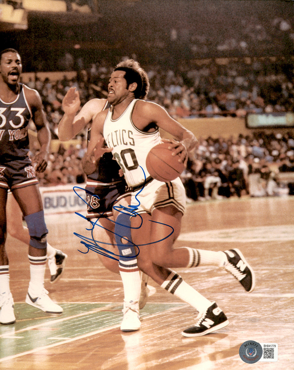 Ml Carr Autographed 8X10 Photo Boston Celtics Beckett Bas #Bh041779