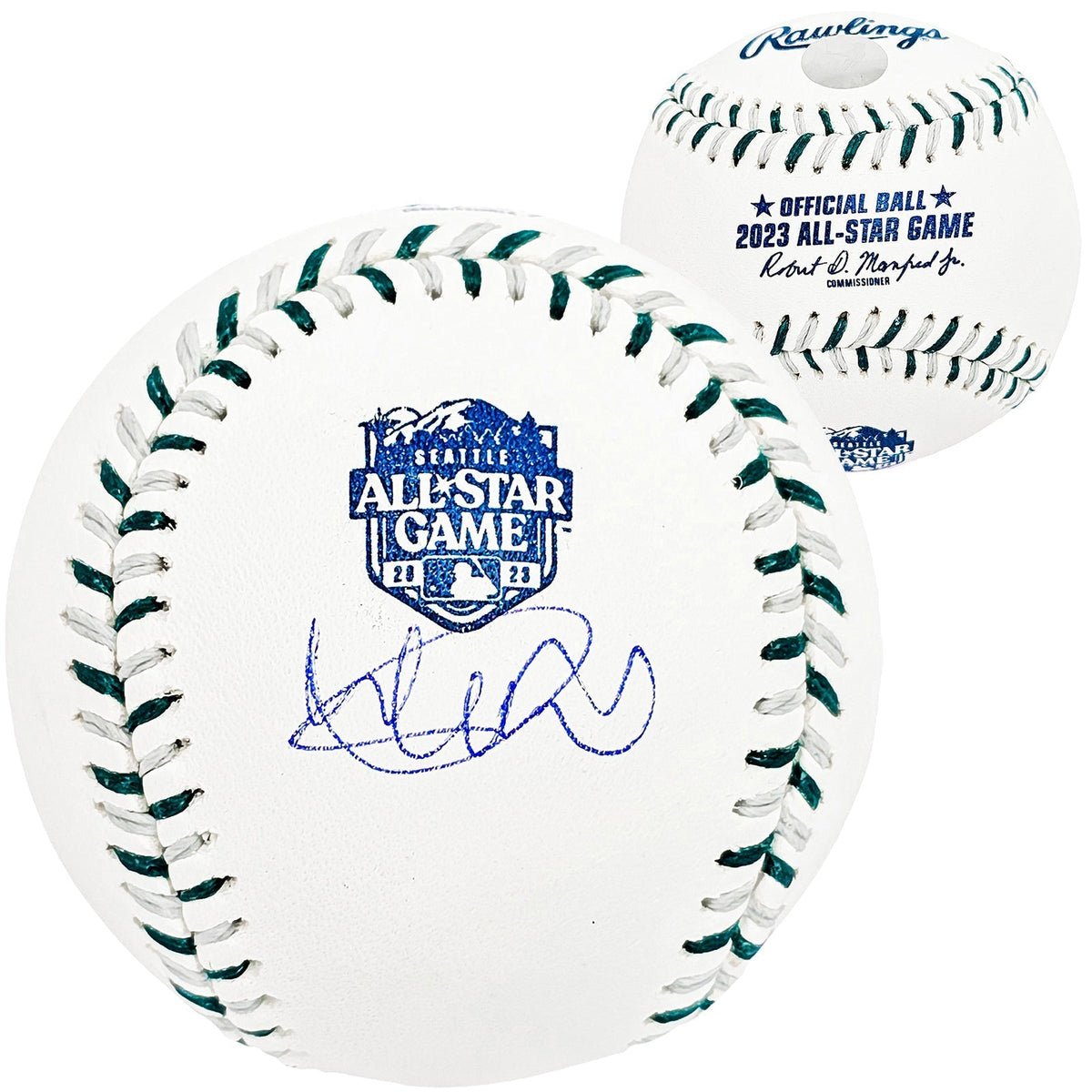 Ichiro Suzuki Autographed Official 2023 All Star Game Baseball Seattle Mariners Is Holo Stock #212159