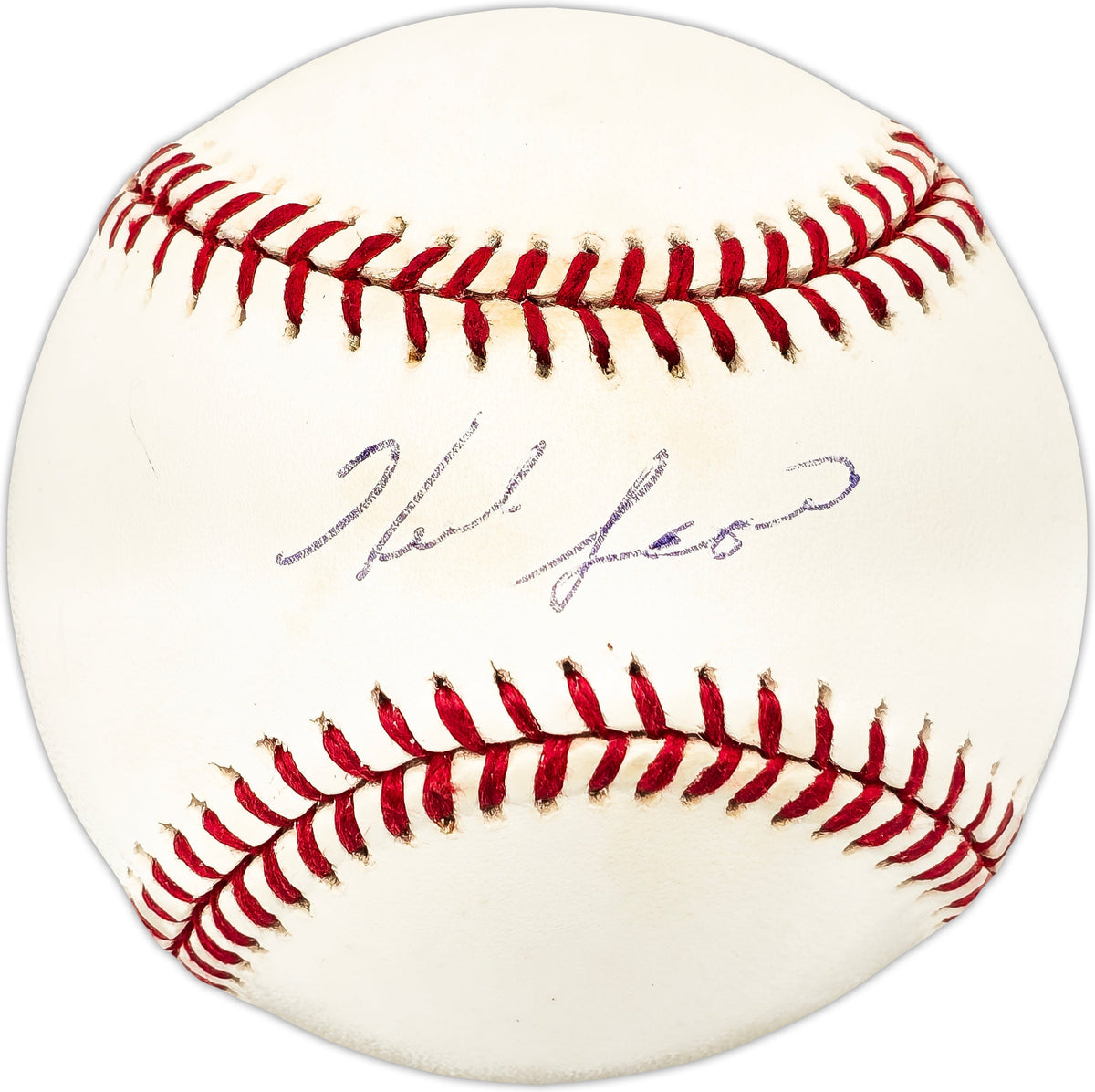 Herb Score Autographed Official Al Baseball Cleveland Indians Beckett Bas Qr #Bl93542