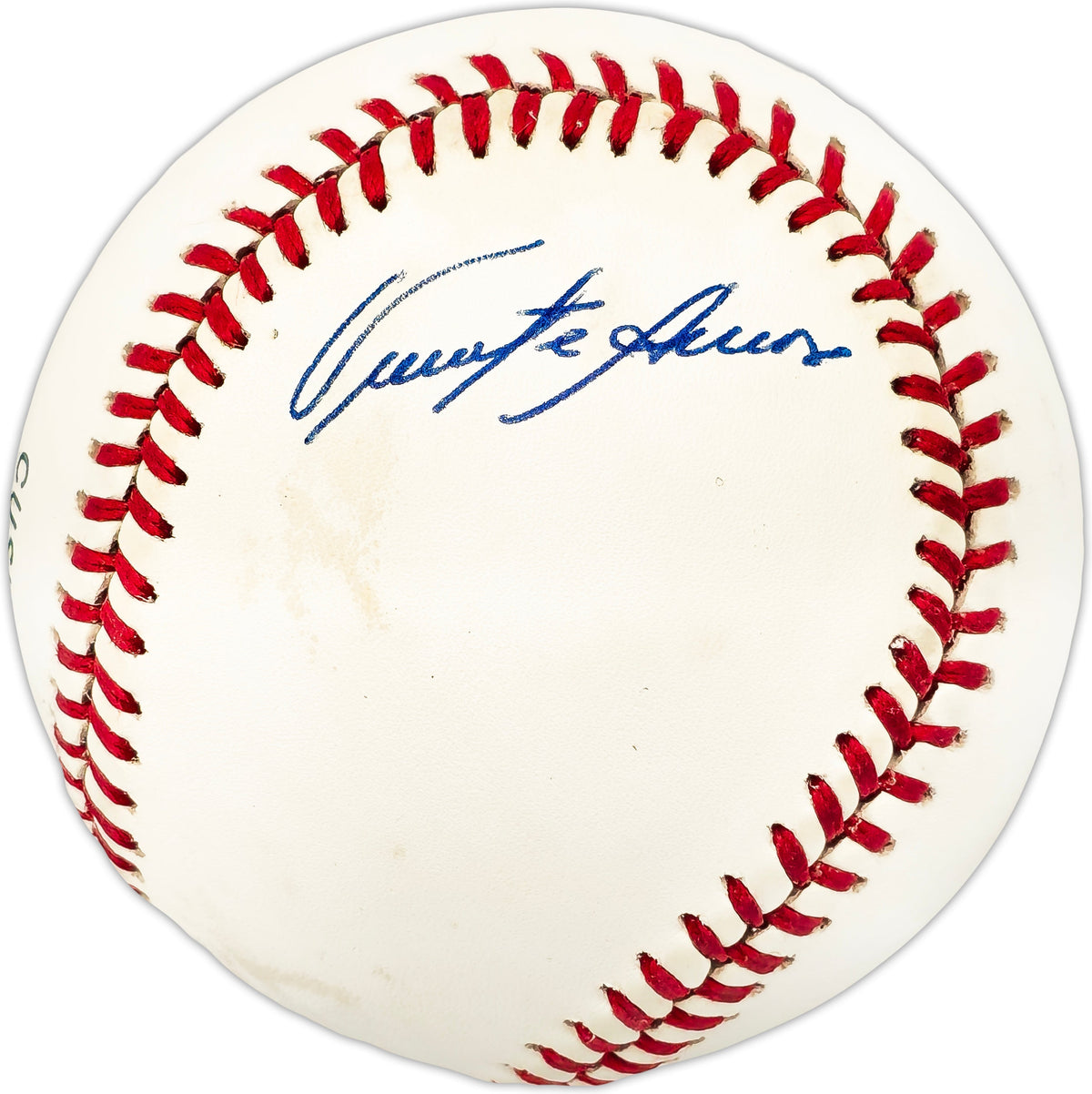 Vicente Amor Autographed Official Nl Baseball Cincinnati Reds Beckett Bas Qr #Bl93576