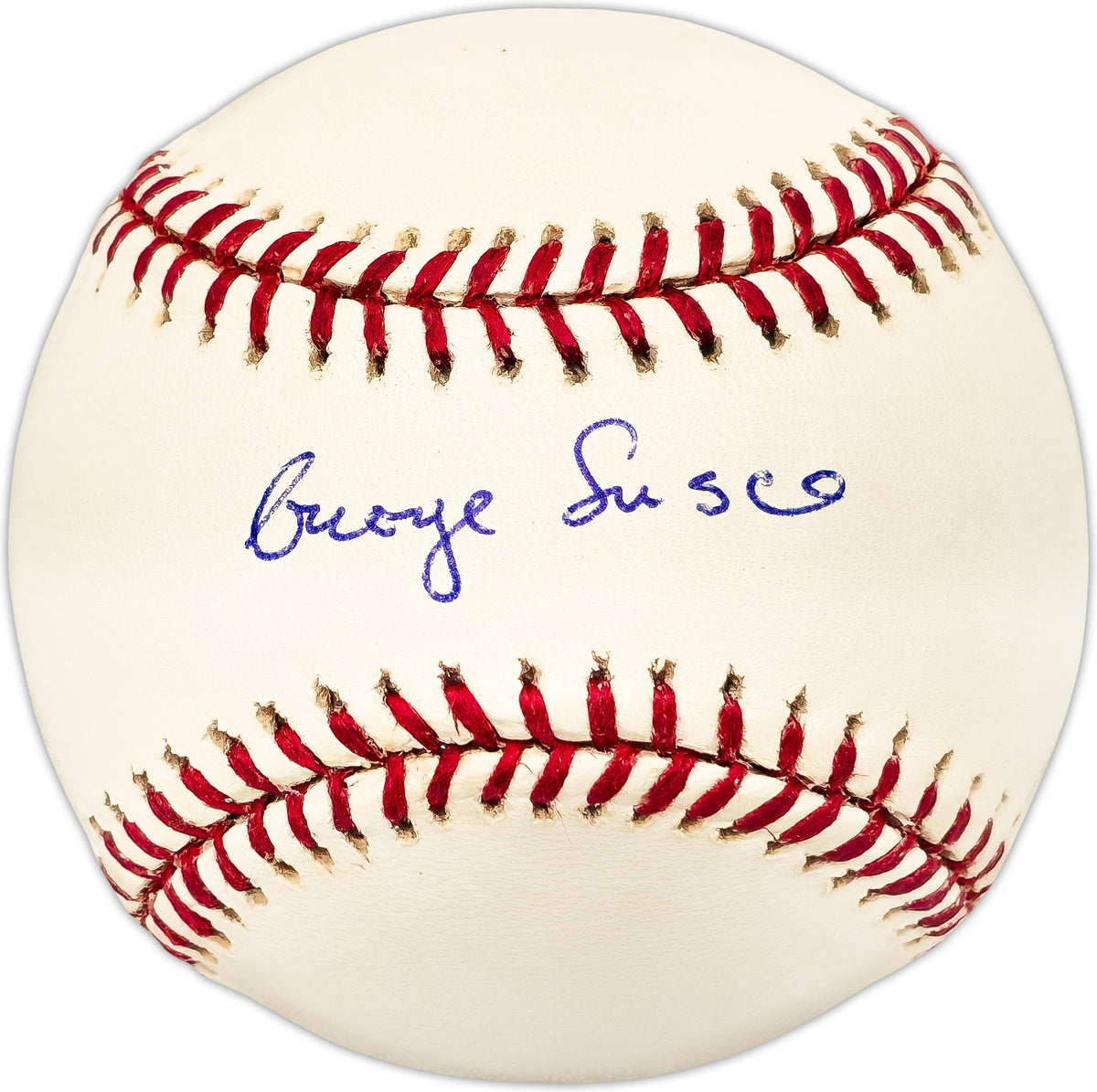 George Susce Autographed Official MLB Baseball Boston Red Sox Beckett Bas Qr #Bl93584