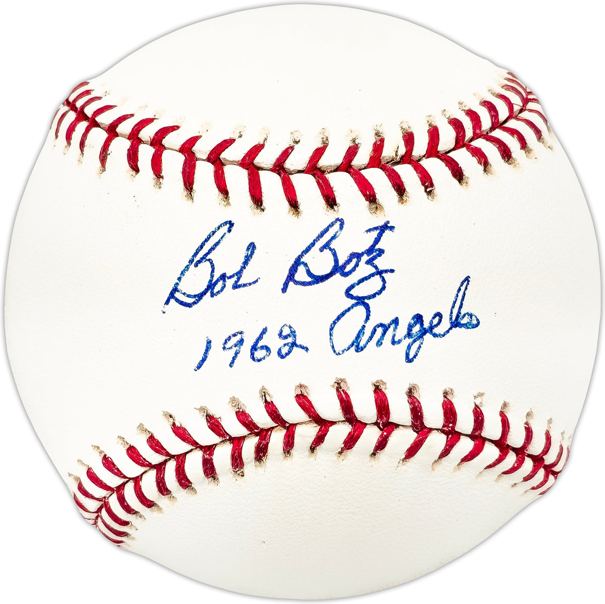 Bob Botz Autographed Official MLB Baseball California Angels "1962 Angels" Beckett Bas Qr #Bl93634