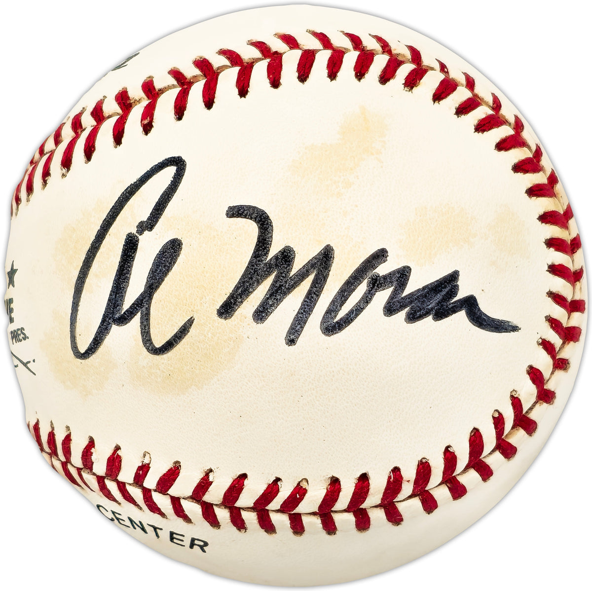 Al Moran Autographed Official Nl Baseball New York Mets