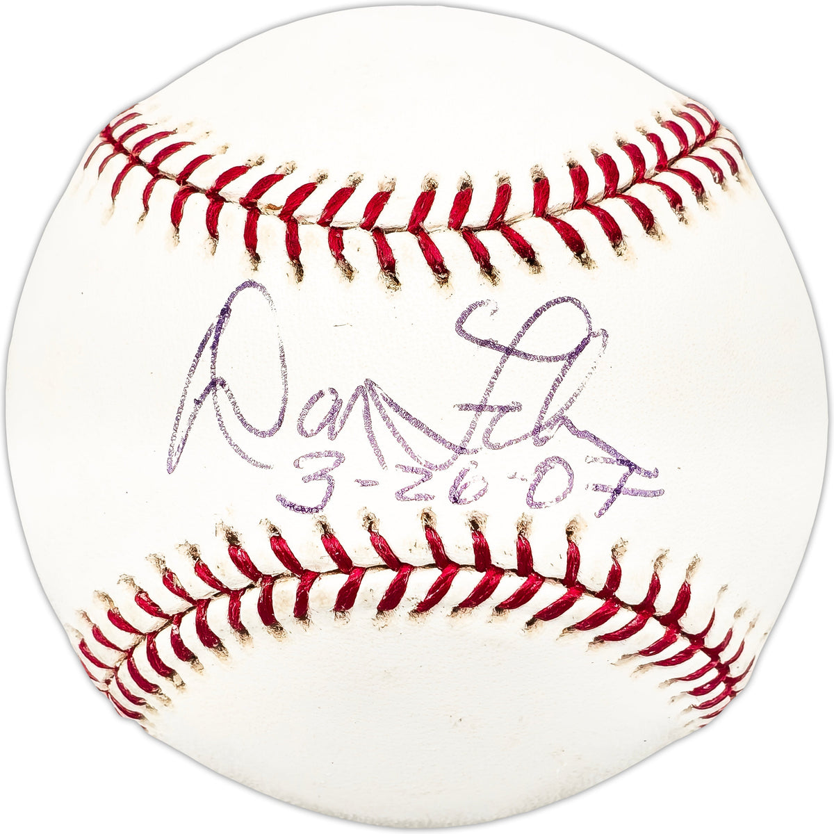 Donald Fehr Autographed Official MLB Baseball Mlbpa Executive