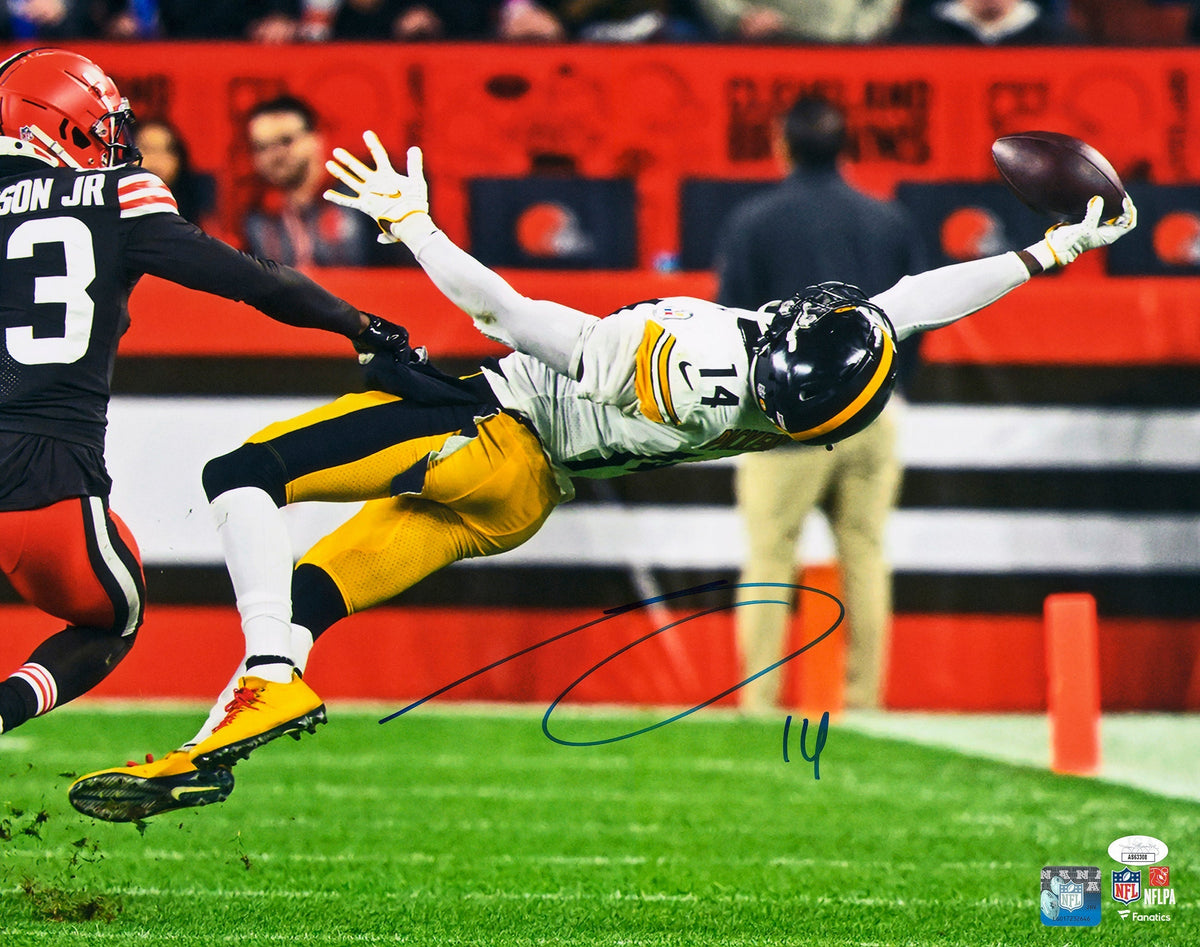 George Pickens Autographed 16X20 Photo Pittsburgh Steelers Jsa
