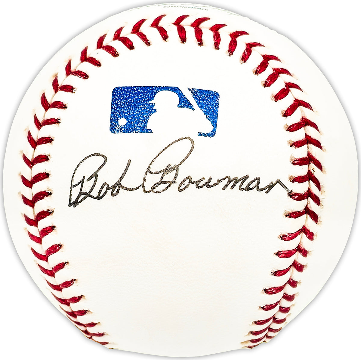 Bob Bowman Autographed Official MLB Baseball Philadelphia Phillies Beckett Bas Qr #Bm25221