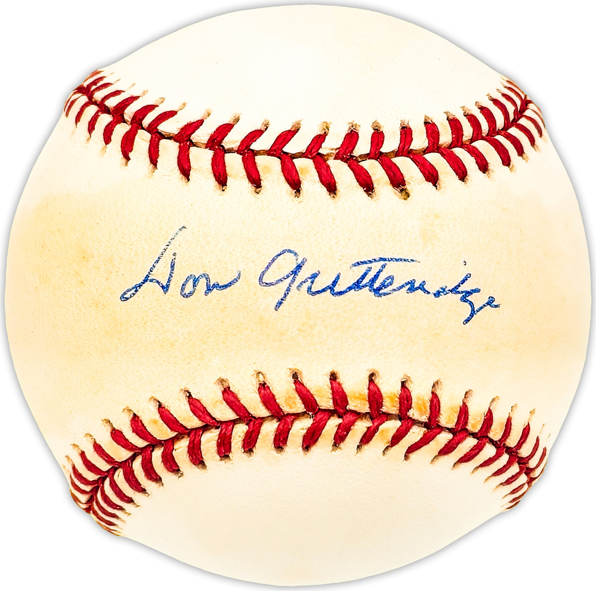 Don Gutteridge Autographed Official Al Baseball Boston Red Sox, Chicago White Sox Beckett Bas Qr #Bm25241
