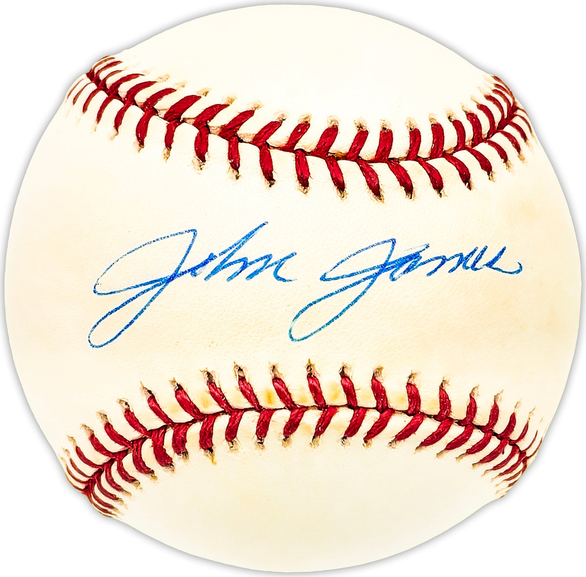 John Johnny James Autographed Official Al Baseball New York Yankees Beckett Bas Qr #Bm25286