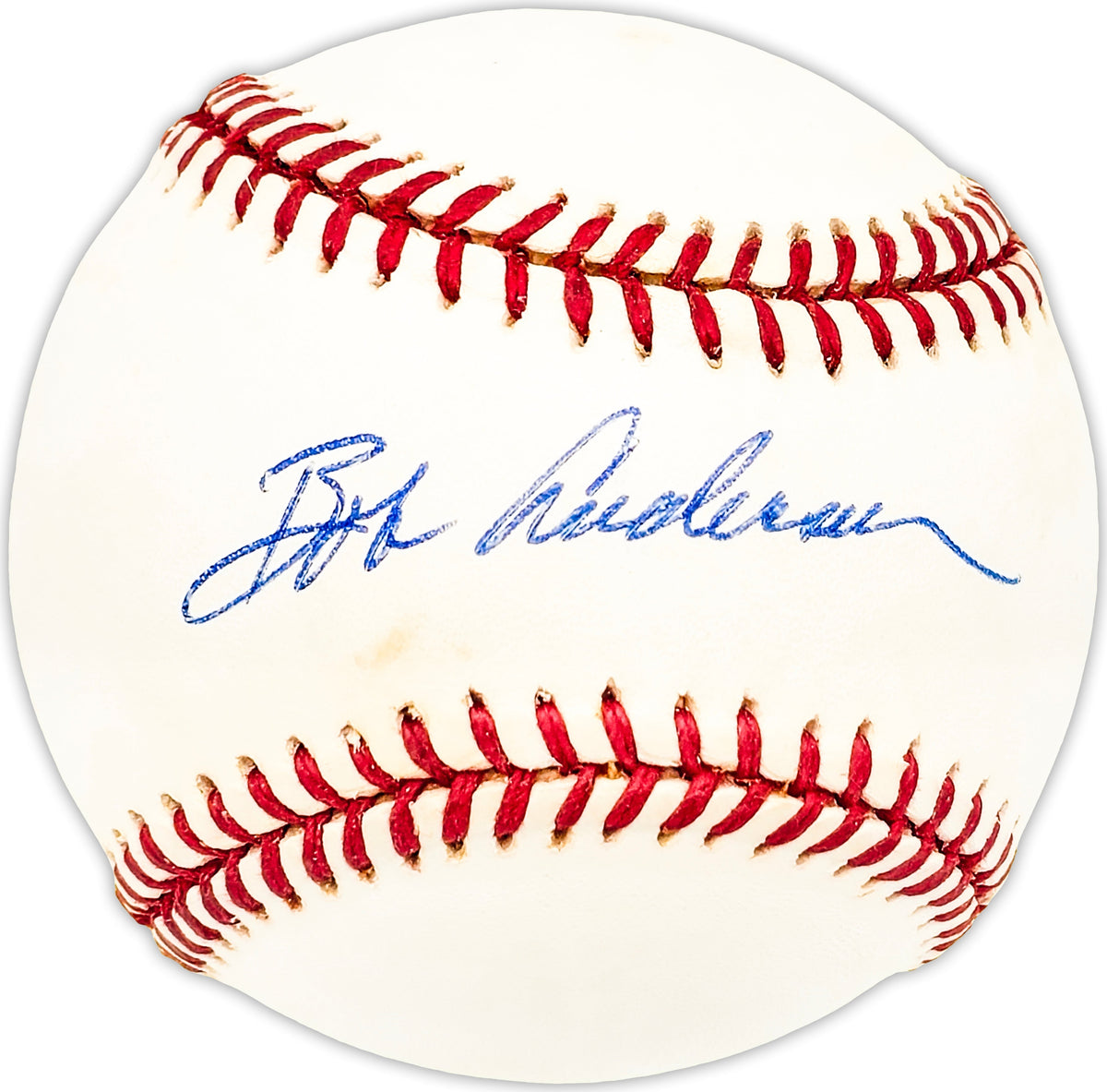 Bob Anderson Autographed Official Nl Baseball Chicago Cubs Beckett Bas Qr #Bm25572