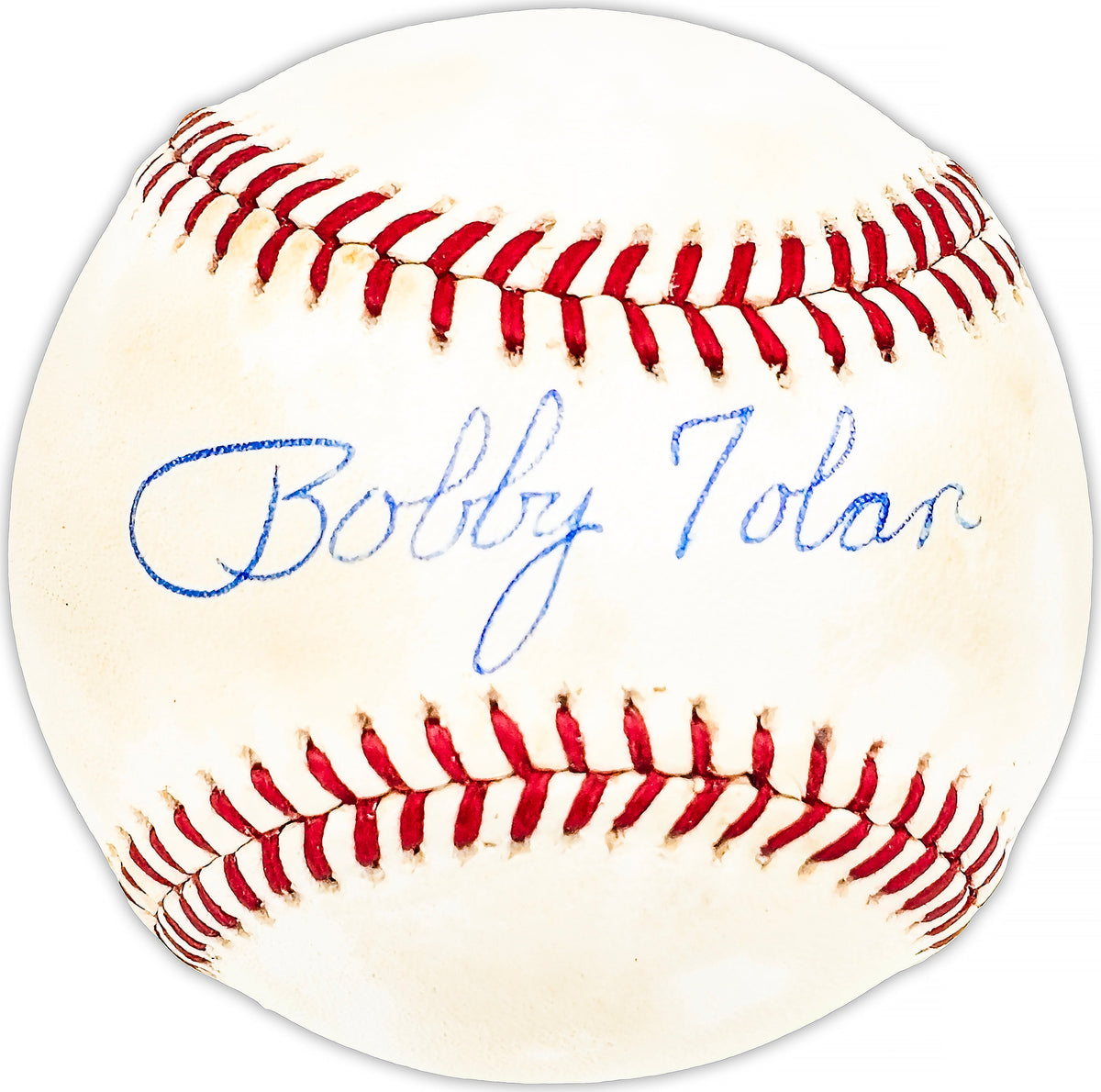 Bobby Tolan Autographed Official Nl Baseball Cincinnati Reds, St. Louis Cardinals Beckett Bas Qr #Bm25660