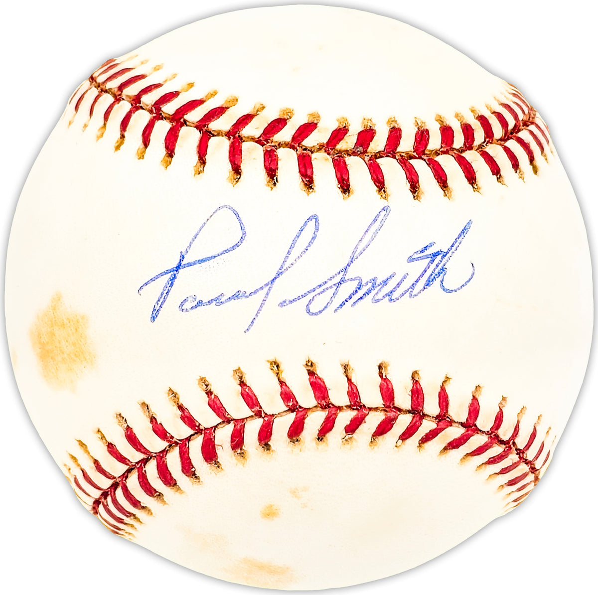 Paul Smith Autographed Official Nl Baseball Pittsburgh Pirates, Chicago Cubs Beckett Bas Qr #Bm25680
