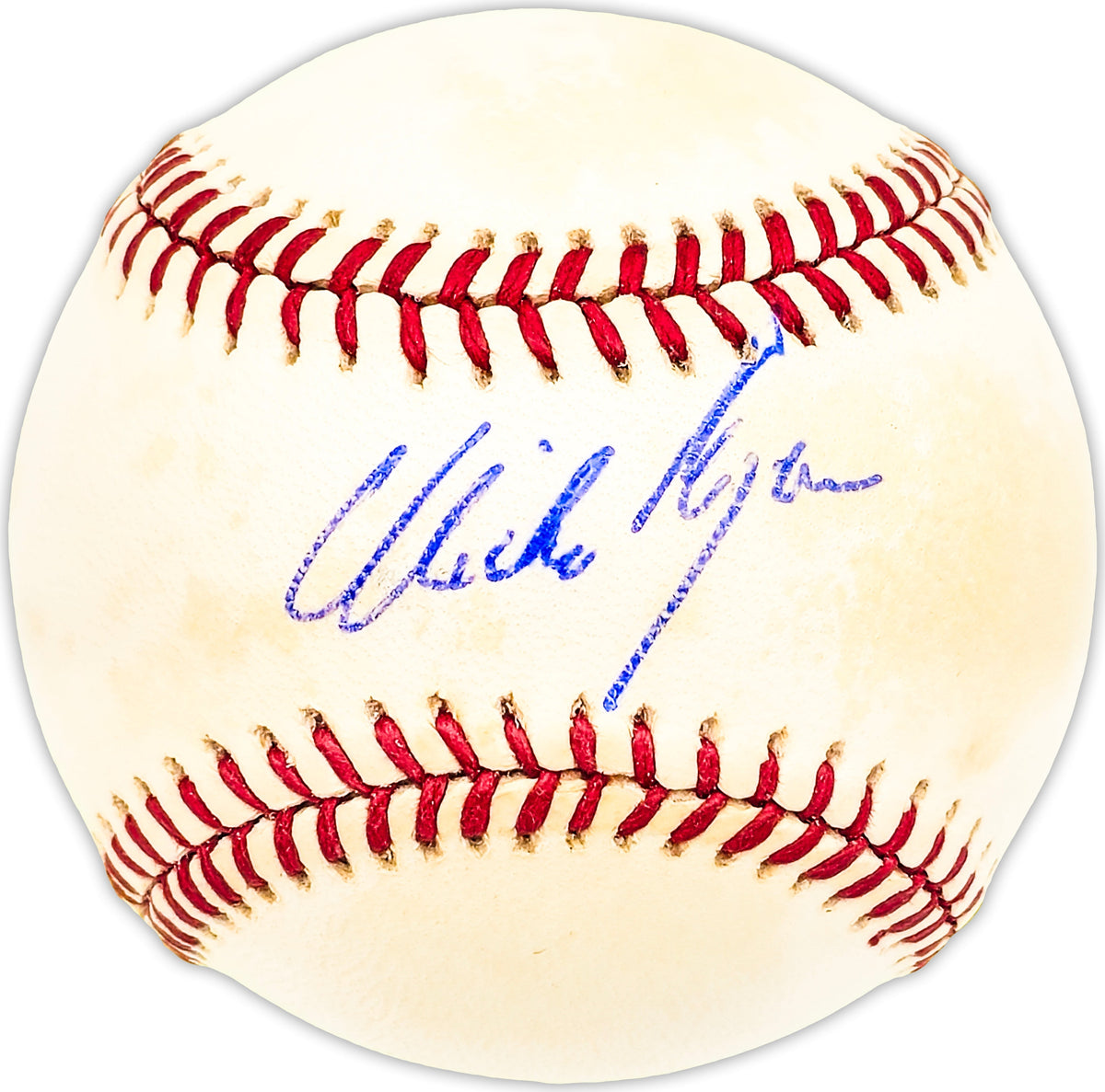 Mike Ryan Autographed Official Nl Baseball Boston Red Sox, Philadelphia Phillies Beckett Bas Qr #Bm25695