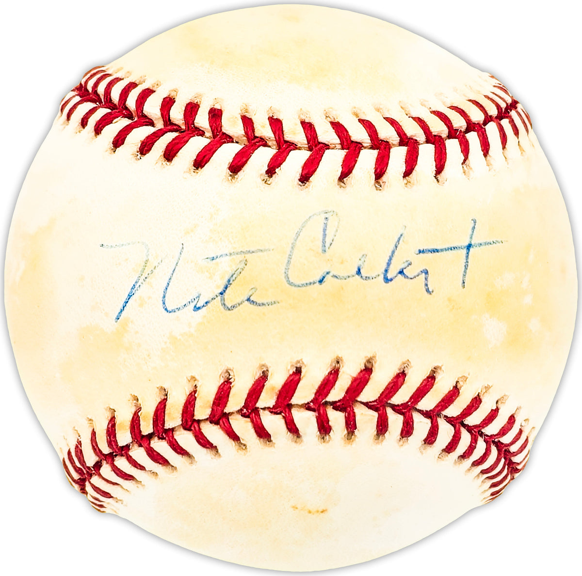 Nate Colbert Autographed Official MLB Baseball Detroit Tigers, San Diego Padres Beckett Bas Qr #Bm25747
