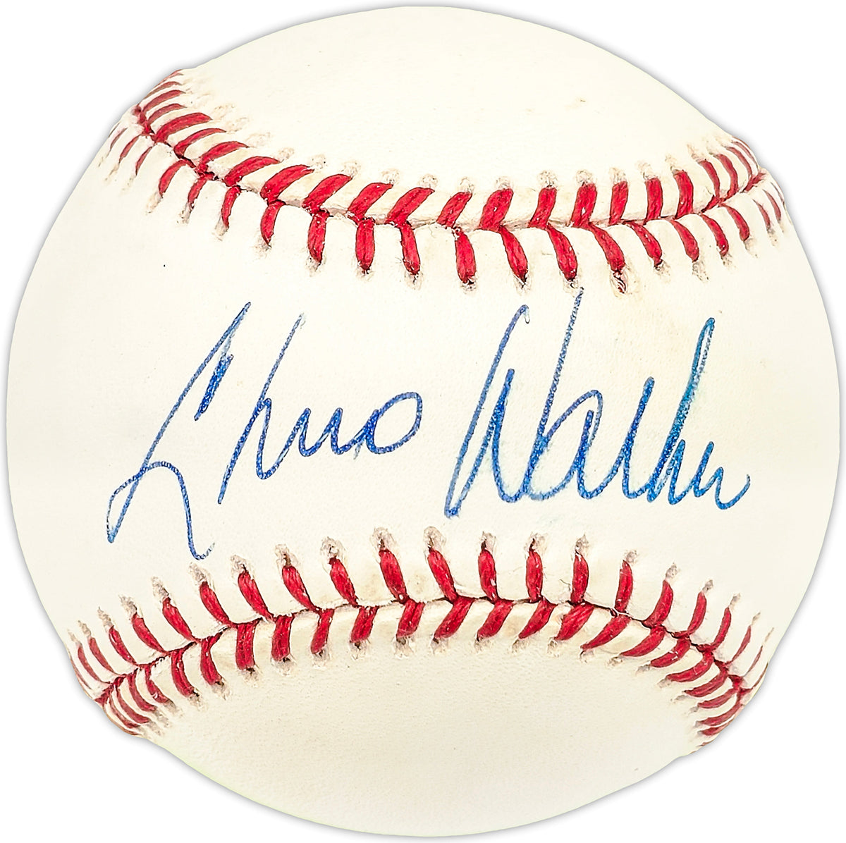 Chico Walker Autographed Official Nl Baseball Chicago Cubs, Boston Red Sox