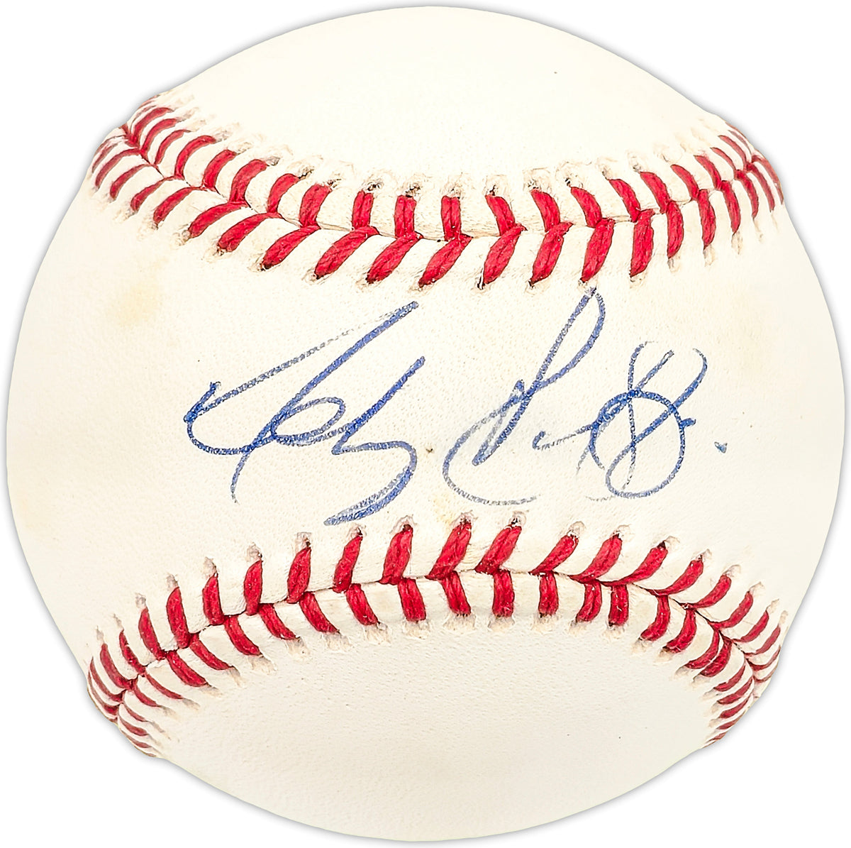 Johnny Ruffin Autographed Official Nl Baseball Cincinnati Reds