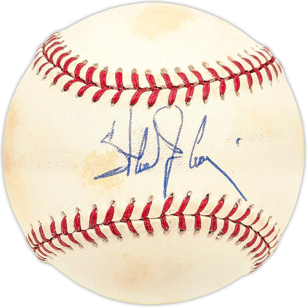 Stan Javier Autographed Official Nl Baseball Oakland A's, Seattle Mariners