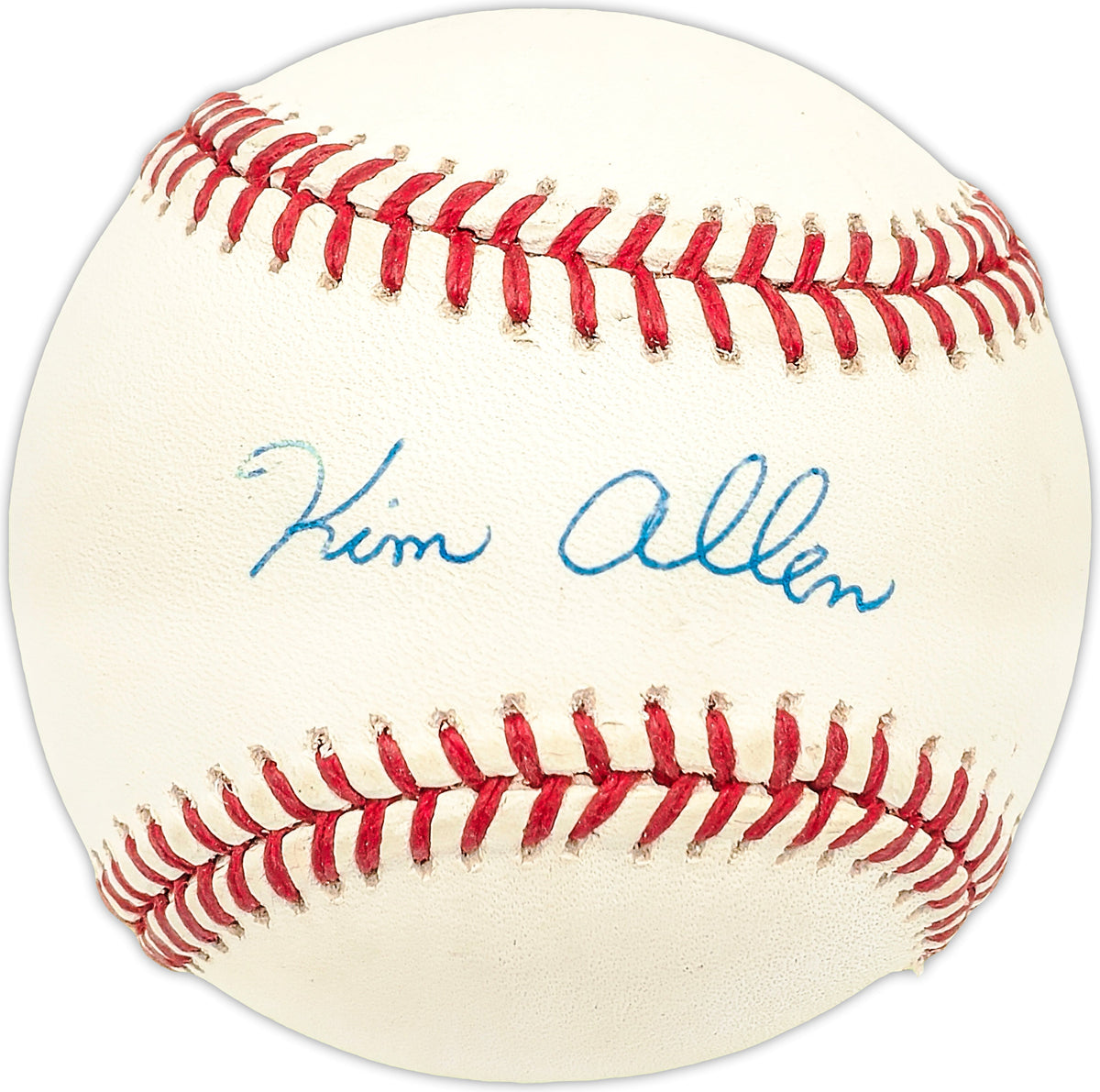 Kim Allen Autographed Official Al Baseball Seattle Mariners