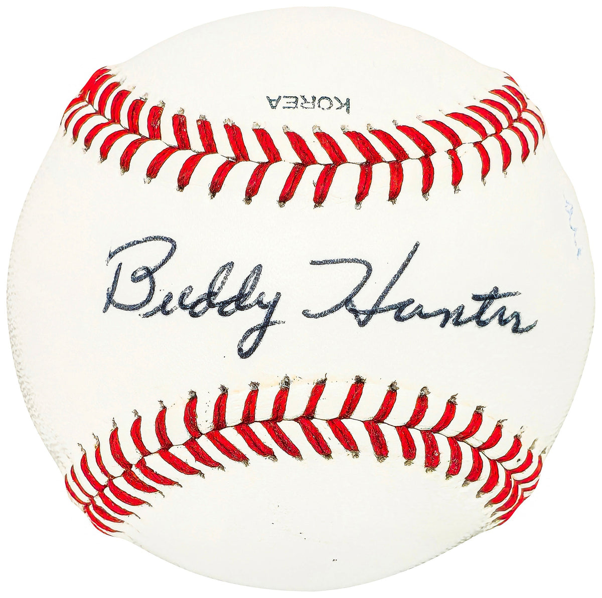 Buddy Hunter Autographed Official Ncaa Baseball Boston Red Sox Beckett Bas Qr #Bh039003
