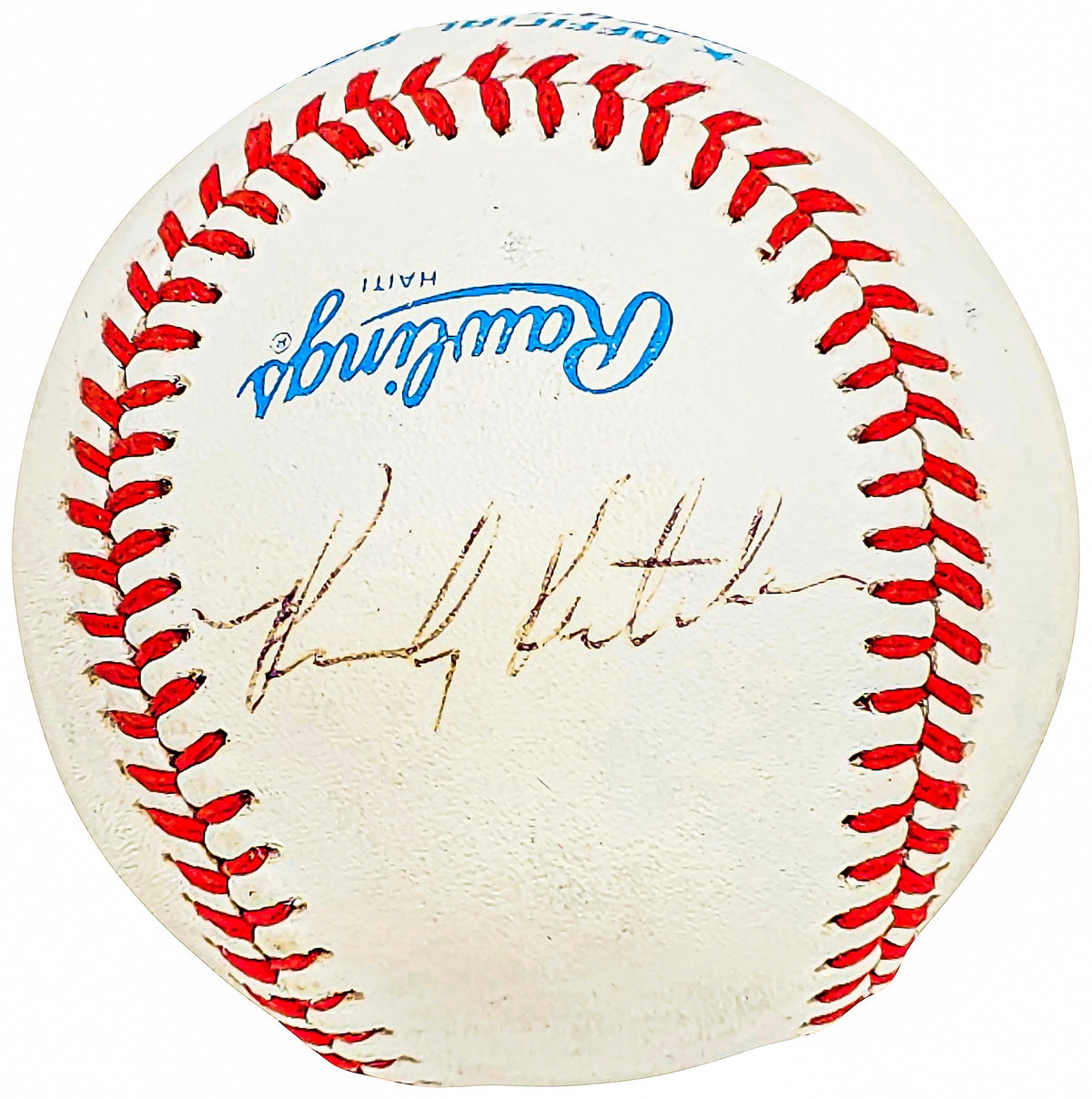 Randy Kutcher Autographed Official Al Baseball Boston Red Sox Beckett Bas Qr #Bh039027