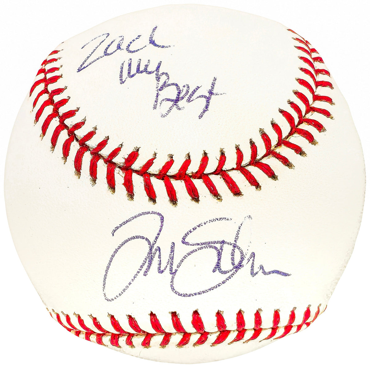 Tommy John Autographed Official MLB Baseball New York Yankees "To Zach" Beckett Bas Qr #Bh039064